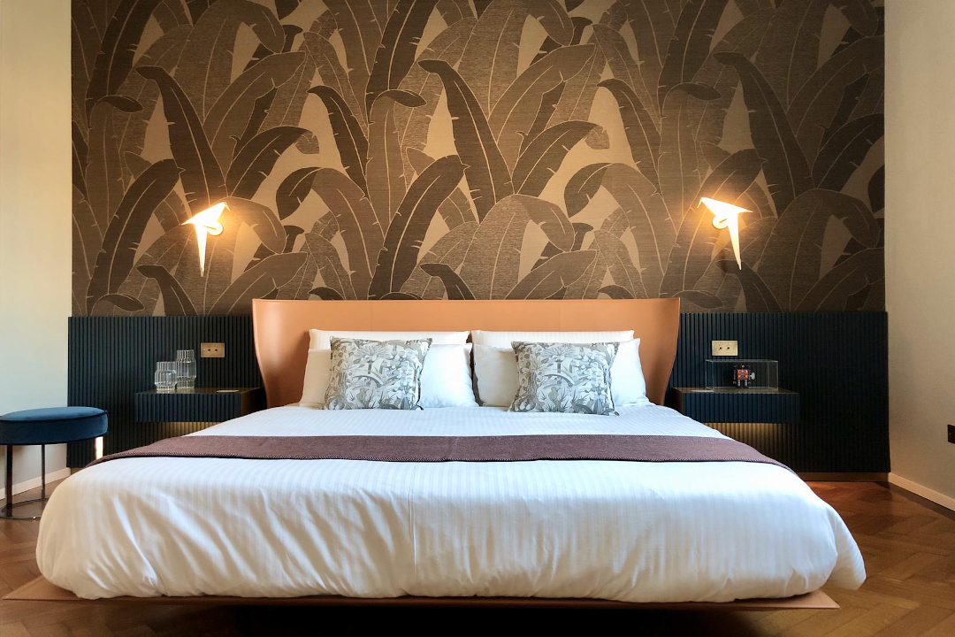 bespoke interior design Milano Fantibozzetti apartment bed for living